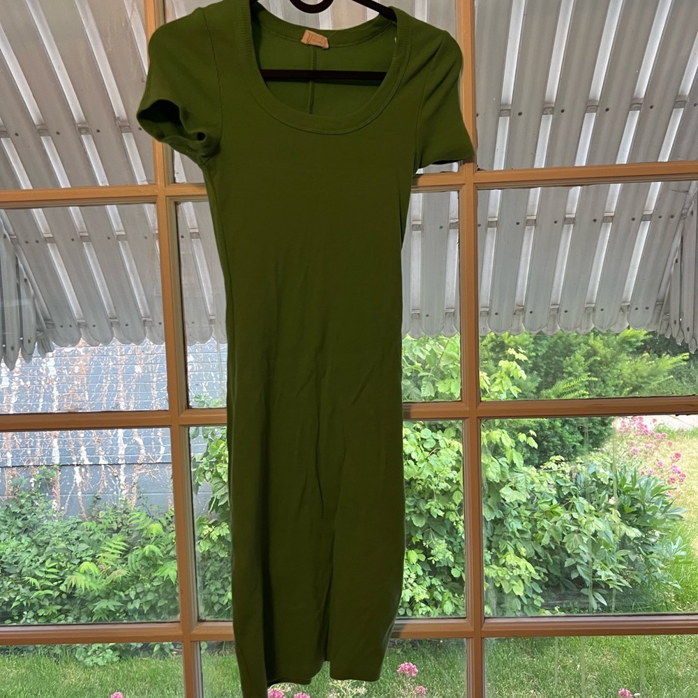 Green dress